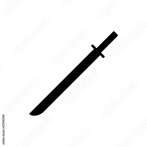 Sword Icon Vector Logo Illustration Template - Vector