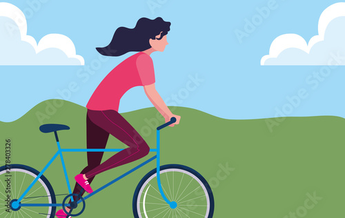 people riding bicycle activity image