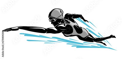 Female Swim Front Crawl
