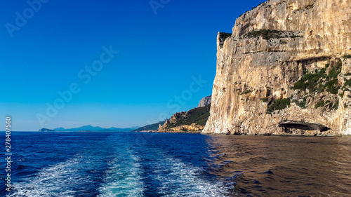 Cliffs and Sea in Orosei, Sardinia