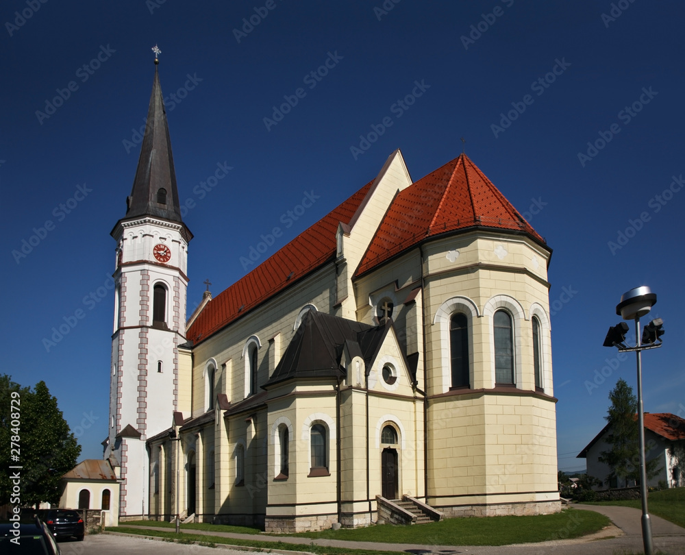 Church of St. Virgin Mary in Dobova. Slovenia