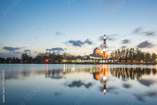 Floating Mosque in Kuala Terengganu, Malaysia photo