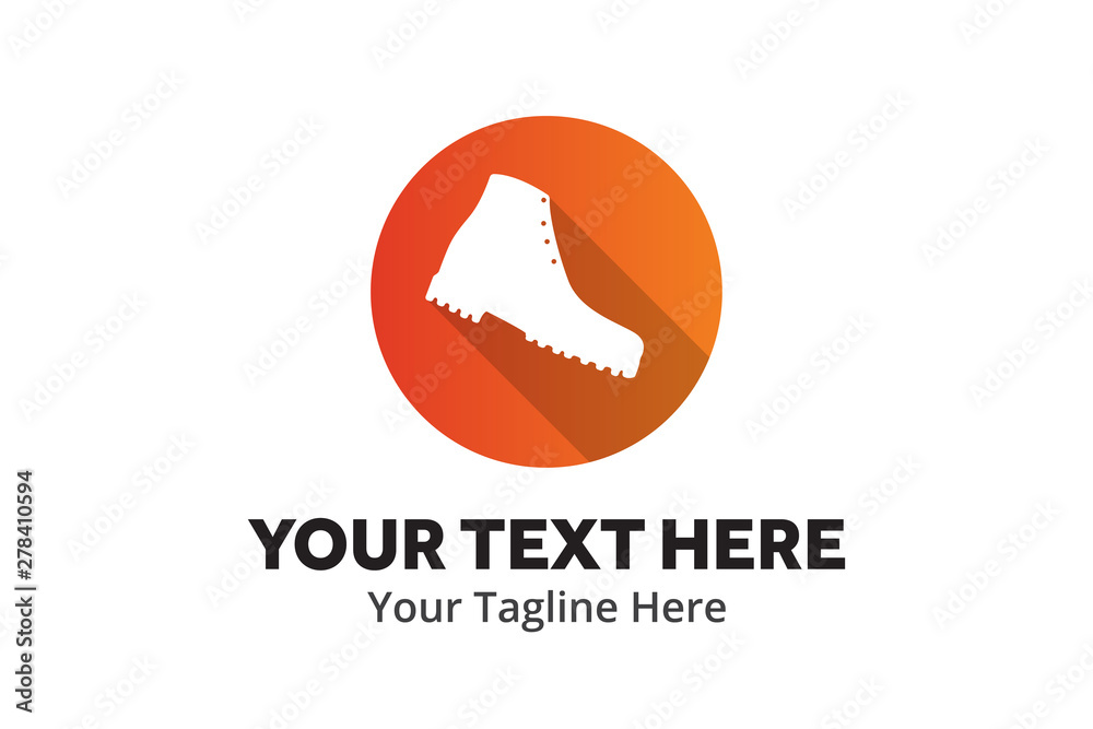 simple men shoes logo creative design in flat style with color . men shoes logo creative design for identity and business simple men shoes logo creative design in flat style with color . men shoes logo creative design for identity and business