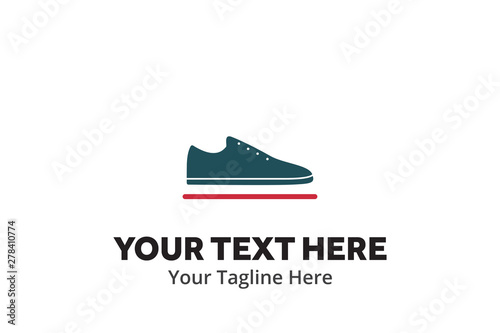 simple men shoes logo creative design in flat style with color . men shoes logo creative design for identity and business