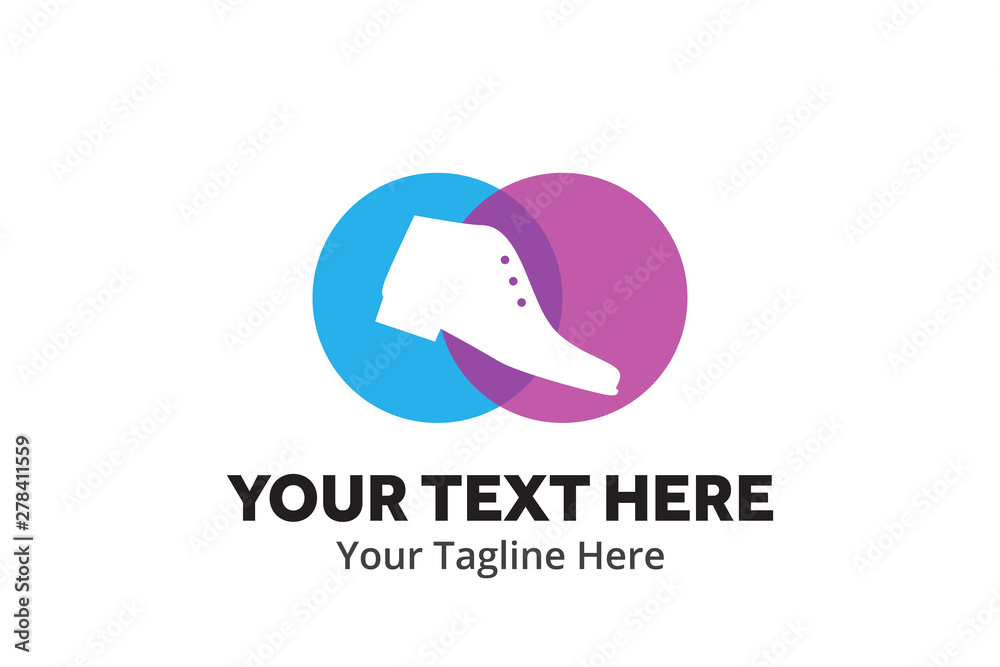 simple men shoes logo creative design in flat style with color . men shoes logo creative design for identity and business simple men shoes logo creative design in flat style with color . men shoes logo creative design for identity and business