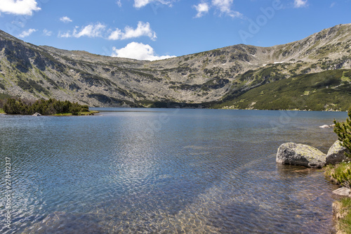 Landscape with The Stinky Lake (Smradlivoto Lake), Rila mountain, Bulgaria photo