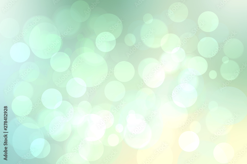 Abstract gradient green light turquoise shiny blurred background texture with circular bokeh lights. Beautiful backdrop. Space for design. Abstract gradient green light turquoise shiny blurred background texture with circular bokeh lights. Beautiful backdrop. Space for design.