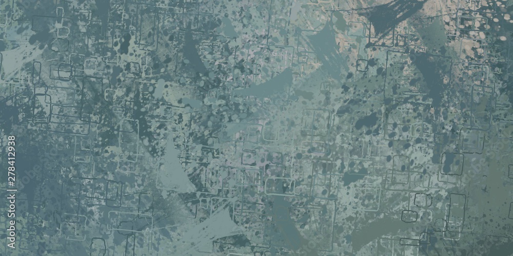 Crazy sketch random pattern. Creative chaos and variety. Modern art drawing painting. 2d illustration. Digital texture wallpaper. Artistic sketch draw backdrop material. 