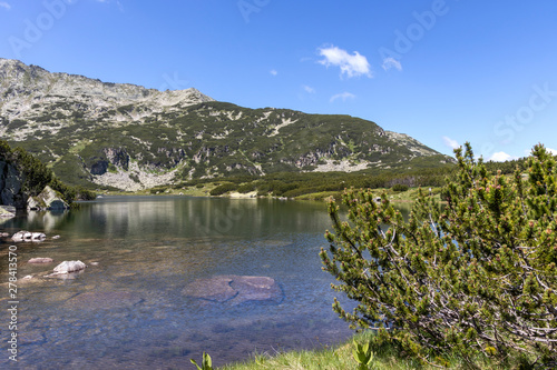 Landscape with The Stinky Lake (Smradlivoto Lake), Rila mountain, Bulgaria