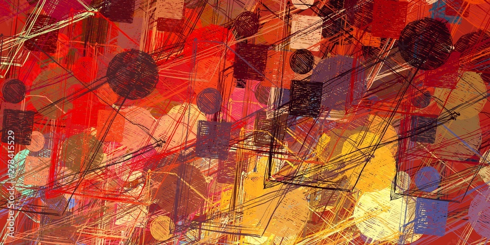 Fototapeta premium Art wallpaper. Digital canvas. 2d illustration. Texture backdrop painting.