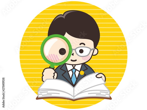 弁護士の男性と辞書