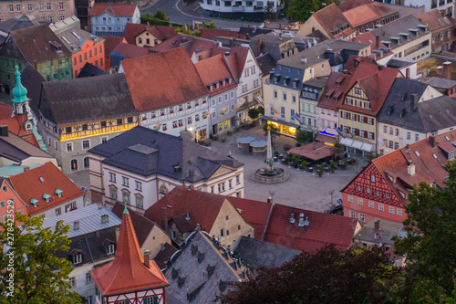 Marktplatz von Kulmbach im Abendlicht photo