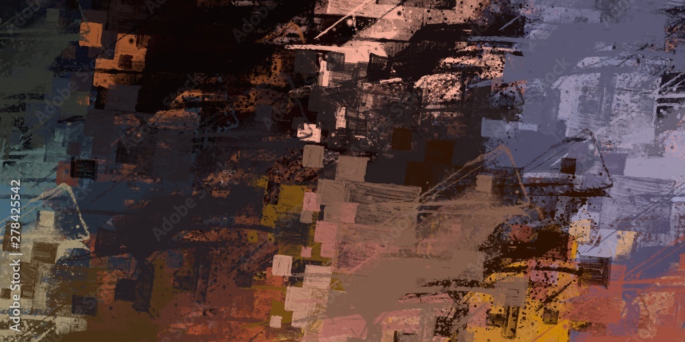 Fototapeta premium Illustration painted. Rough sketch surface. 2d illustration. Texture backdrop painting.
