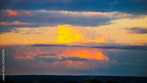 Dusk sunset landscape © AlexanderZam