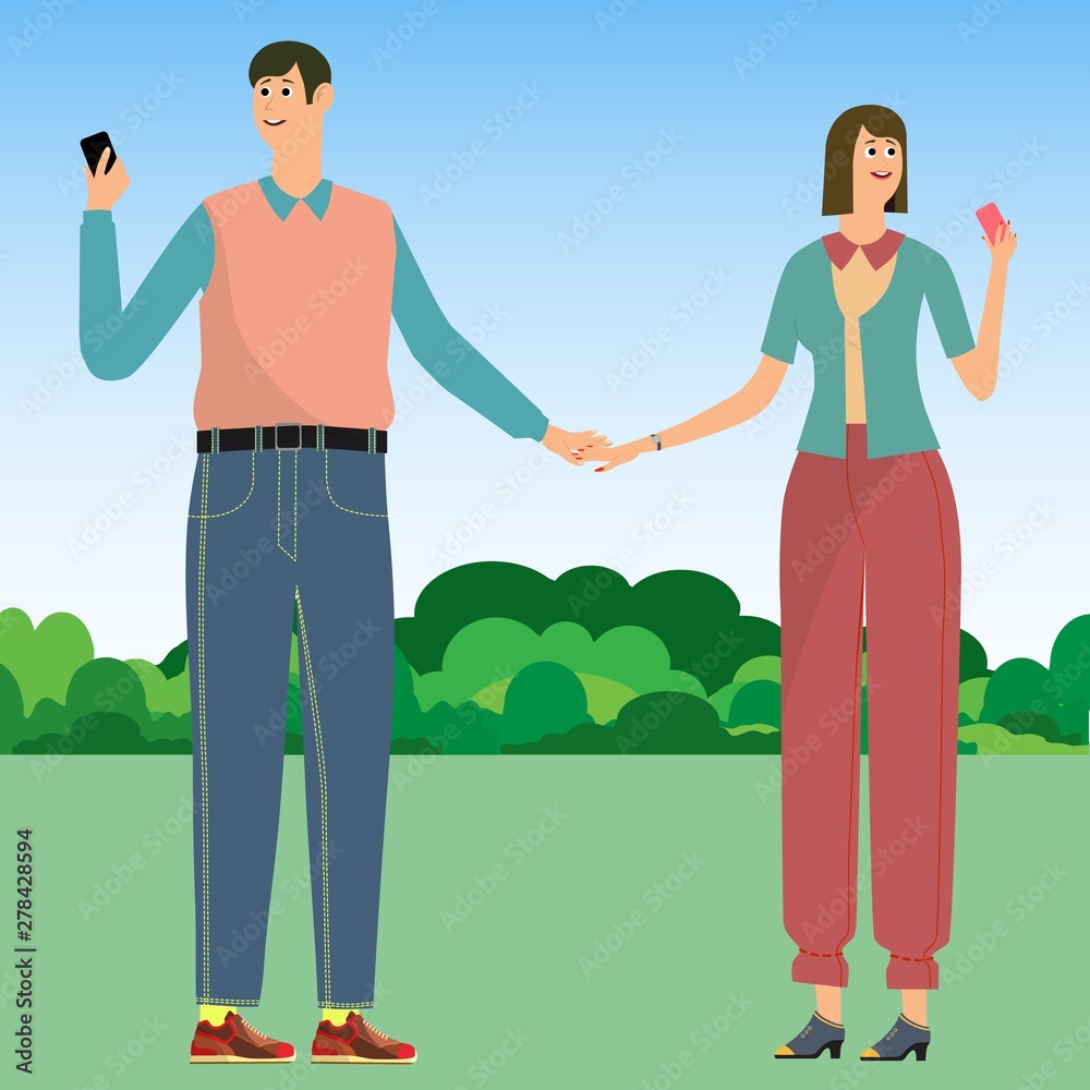 Romantic concept. Couple in love. Two hugging lovers.