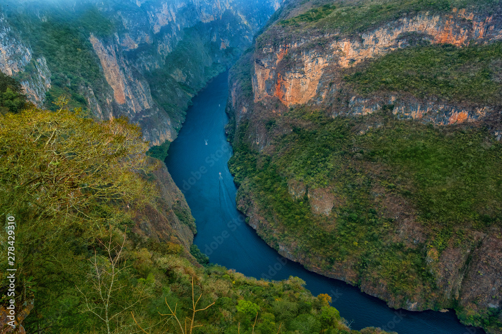 Canyon del Sumidero National Park. Chiapas, Mexico.