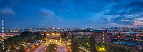 View on the downtown of Tai...