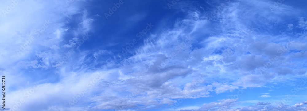 Clouds in the shape of angels. Different external forms of manifestation of the vapor state of water in the atmosphere.