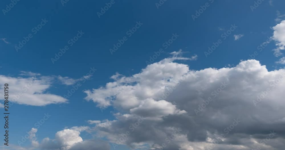 Time lapse of flying clouds nature background no birds, no flicker Time lapse of flying clouds nature background no birds, no flicker