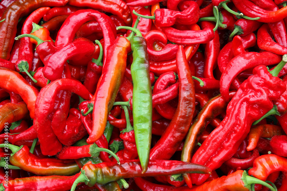 red hot chili peppers as background