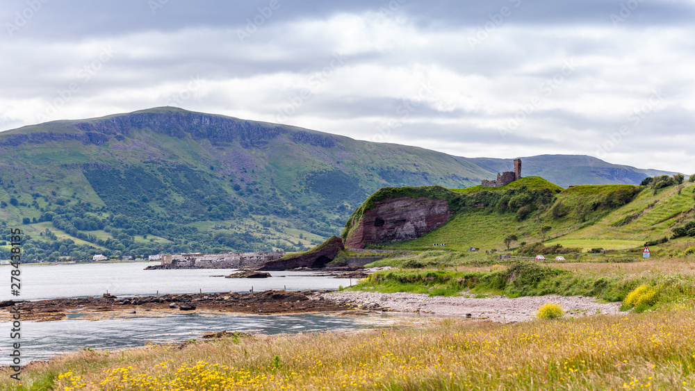 Red Bay Castle or McQuillans Fort, Antrim Coast