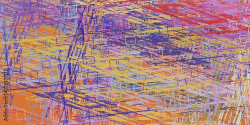 Art wallpaper. Digital canvas. 2d illustration. Texture backdrop painting.