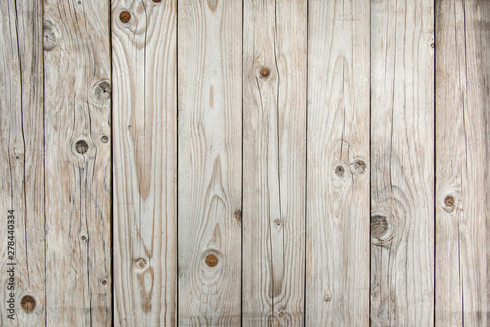 Naklejka premium Old wood planks wall texture background.