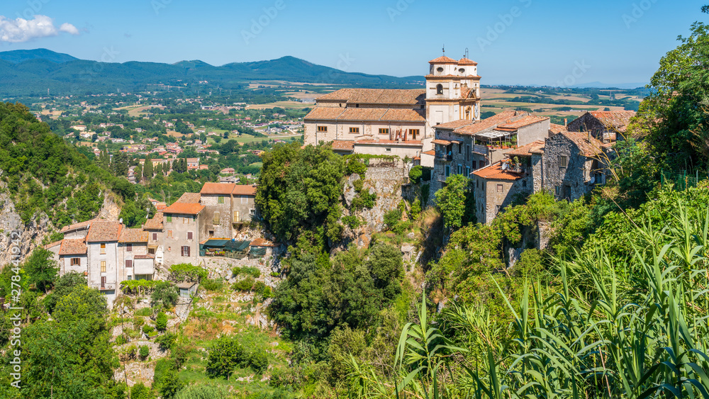 Scenic sight in Artena, old rural village in Rome Province, Latium, central Italy.