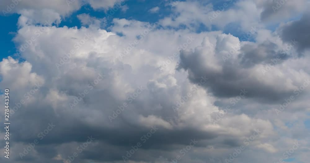 Time lapse of flying clouds nature background no birds, no flicker Time lapse of flying clouds nature background no birds, no flicker