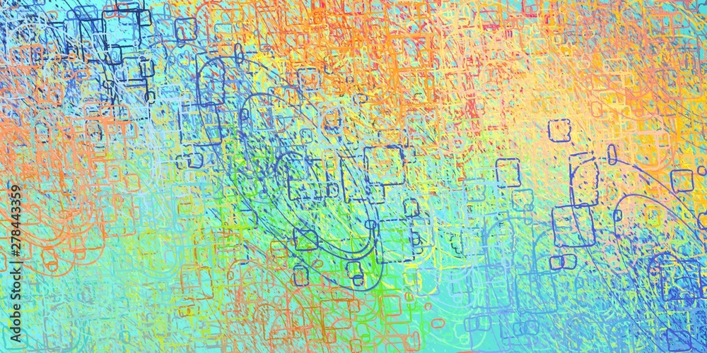 Obraz premium Crazy sketch random pattern. Creative chaos and variety. Modern art drawing painting. 2d illustration. Digital texture wallpaper. Artistic sketch draw backdrop material. 