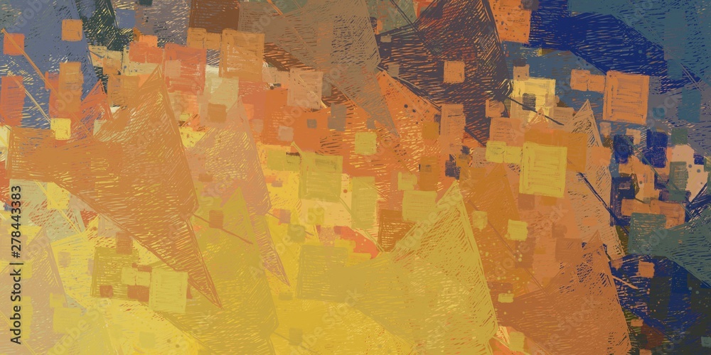 Naklejka premium Crazy sketch random pattern. Creative chaos and variety. Modern art drawing painting. 2d illustration. Digital texture wallpaper. Artistic sketch draw backdrop material. 