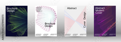 Cover design template set 