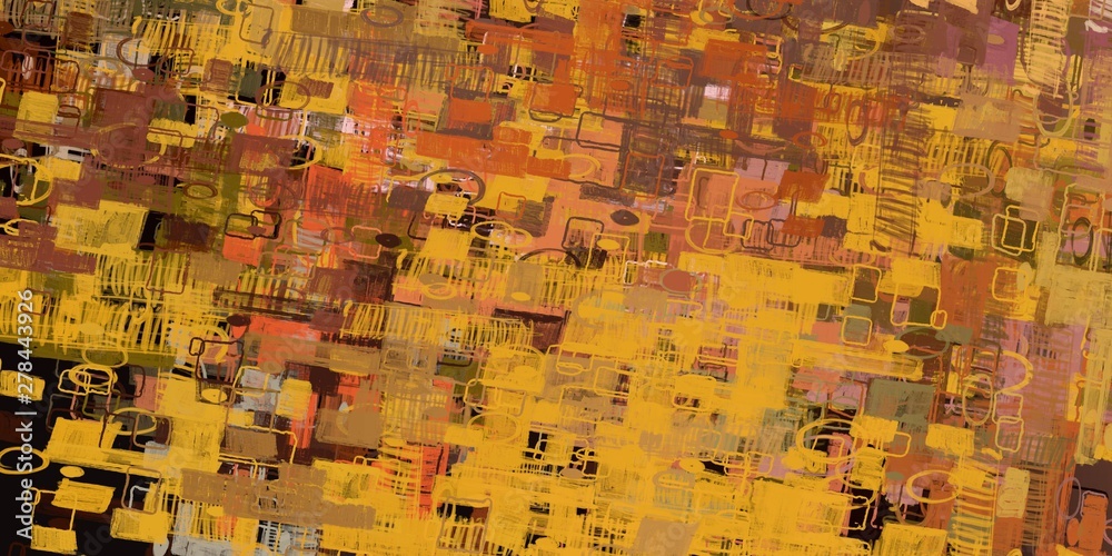 Naklejka premium Canvas painting. Colorful background texture. 2d illustration. Texture backdrop.