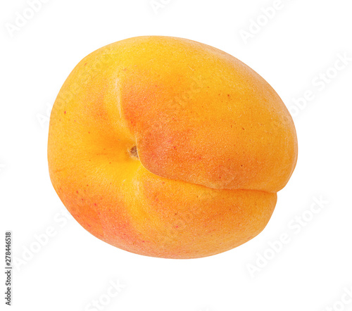 apricot isolated on white background