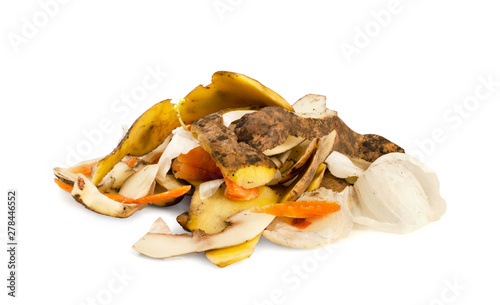 Compost heap for organic and biodynamic gardening garbage