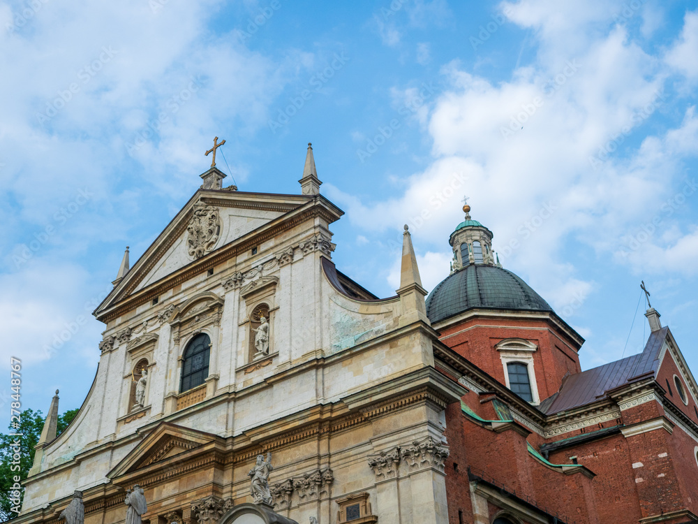Saints Peter and Paul Church in Krakow, Poland.