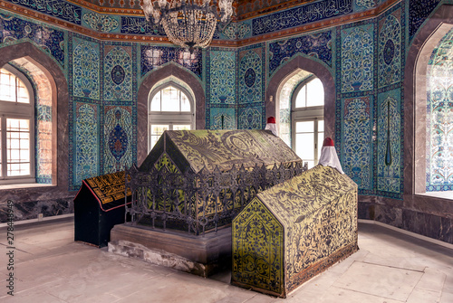 Photography Istanbul, Turkey, 5 May 2006: Tombs of the sleeping sultans, Eyup