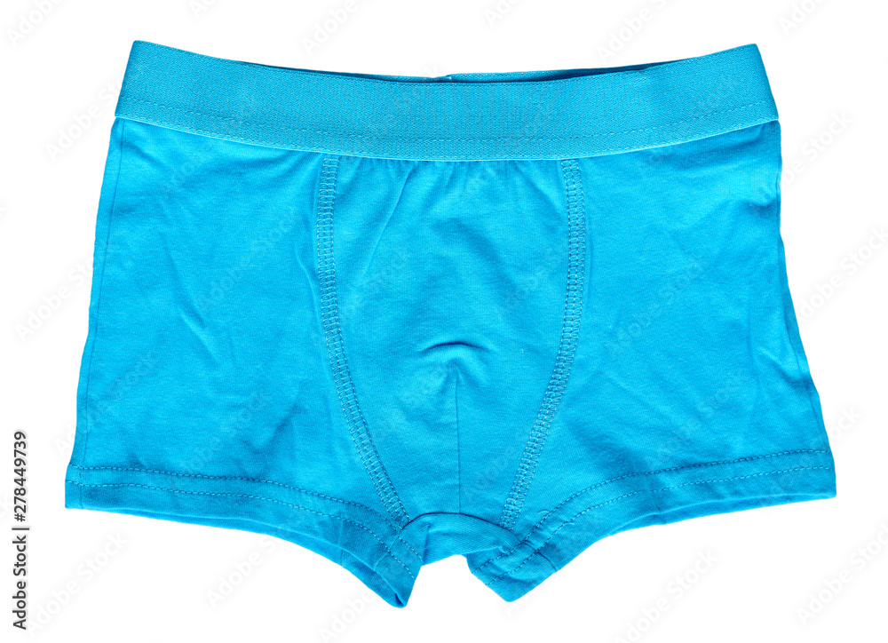 Bright boxer underwear, cotton pants. Isolated background Bright boxer underwear, cotton pants. Isolated background