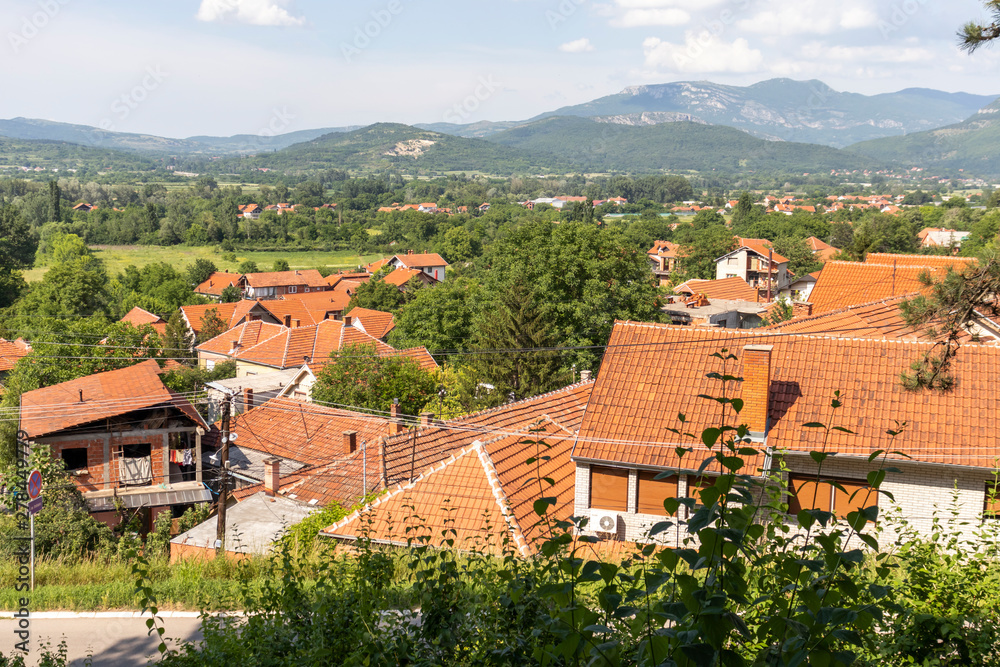 Panoramic view of spa resort of Niska, Serbia