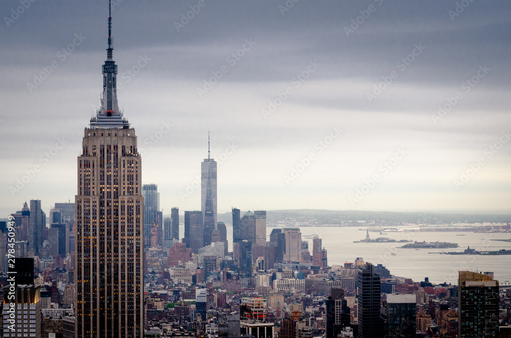 Obraz Panoramic view of Manhattan skyscrapers