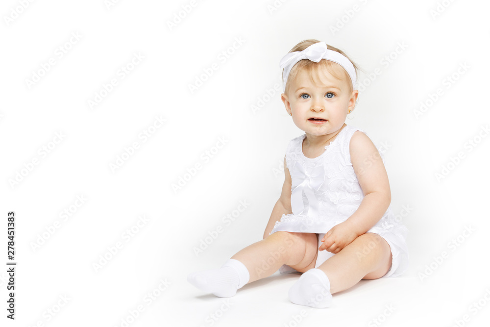 beautiful little girl all in white clothes beautiful little girl all in white clothes