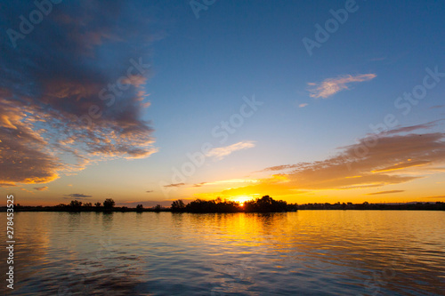 Beautiful Sunset Reflecting Off The Water