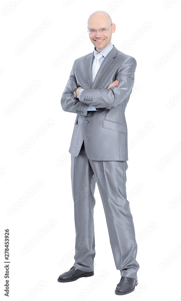 portrait of Executive businessman isolated on white. portrait of Executive businessman isolated on white.
