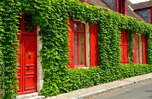 Chateaudun; France - june 30 2019: the old city centre photo