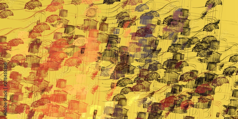 Fototapeta premium Art wallpaper. Digital canvas. 2d illustration. Texture backdrop painting.