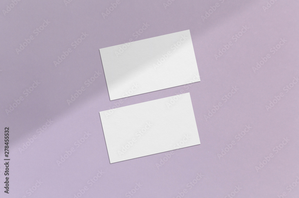 Business card Mockup. Natural overlay lighting shadows the leaves. Business cards 3.5x2 inch. Scene of Leaf Shadows. Business card Mockup. Natural overlay lighting shadows the leaves. Business cards 3.5x2 inch. Scene of Leaf Shadows.