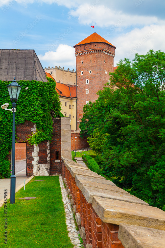 Old Wawel Castle in Krakow (Poland)