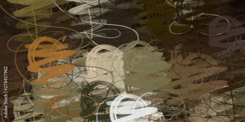 Wallpaper Mural Handmade surreal abstract pattern. Modern artistic canvas. 2d illustration. Torontodigital.ca