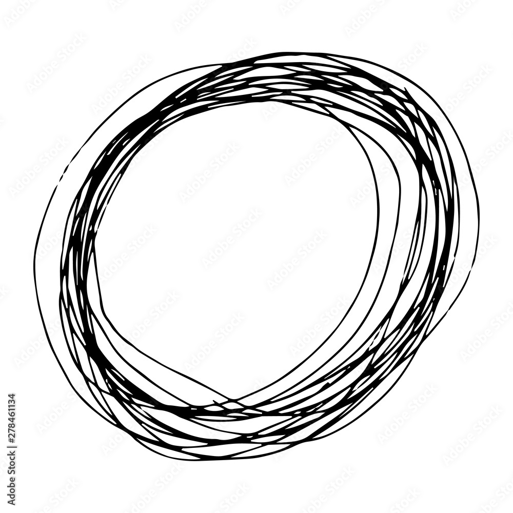 Hand drawn Pencil Scribble Ellipse Shape Hand drawn Pencil Scribble Ellipse Shape