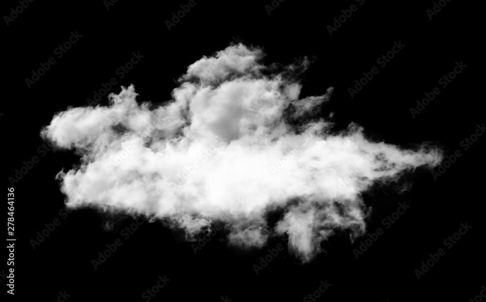 Fototapeta cloud on black background
